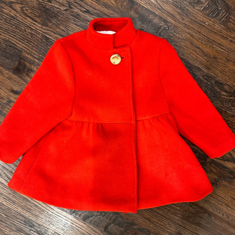 The Beaufort Bonnet Company TBBC red wool coat